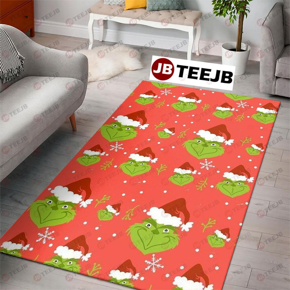 Snow And Grinch Rug