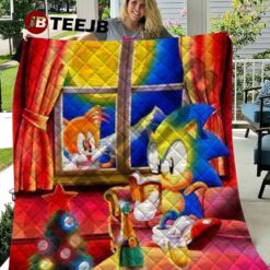 Sonic The Hedgehog Christmas 03 Quilt