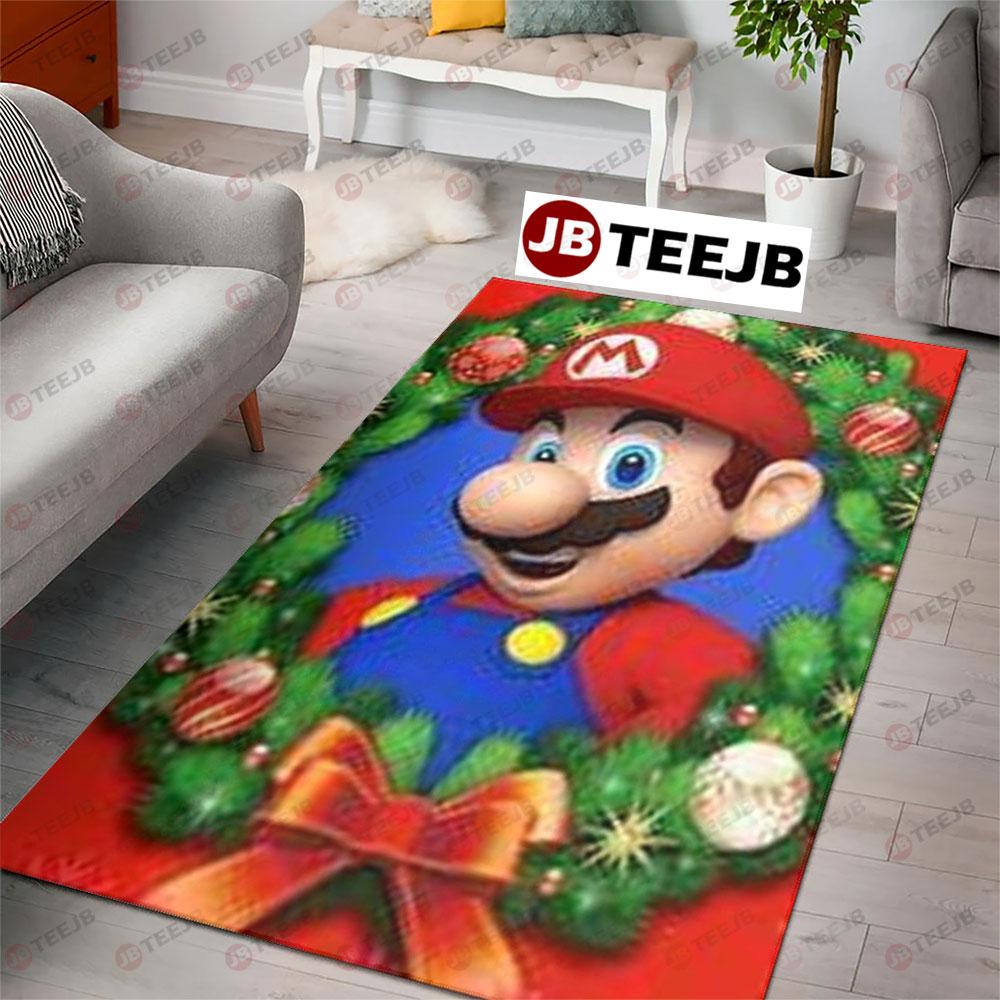 Super Mario Christmas 02 Rug