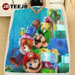 Super Mario Christmas 13 Blanket