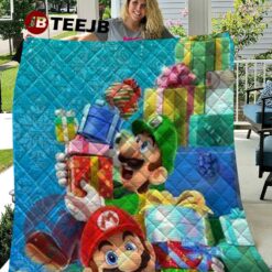 Super Mario Christmas 13 Quilt