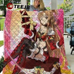 Sweet Sword Art Online Anime Sexy Big Boob Hentai Christmas 11 Quilt