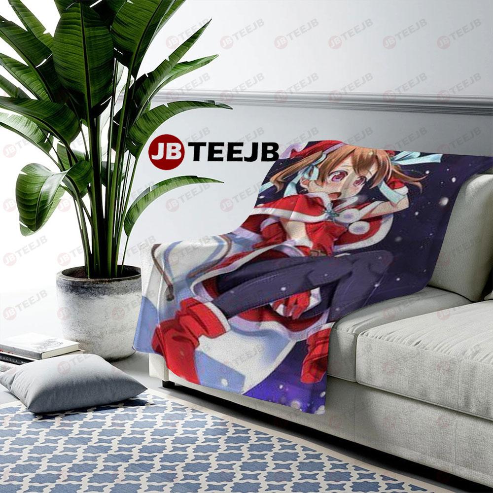 Sweet Sword Art Online Anime Sexy Big Boob Hentai Christmas 17 US Cozy Blanket