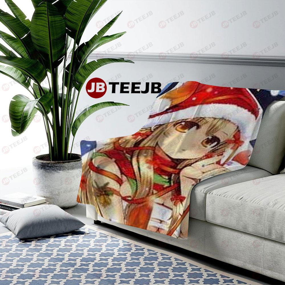 Sword Art Online Anime Sexy Big Boob Hentai Christmas 21 US Cozy Blanket