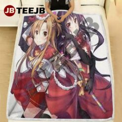 Sword Art Online Anime Sexy Big Boob Hentai Christmas 31 Blanket