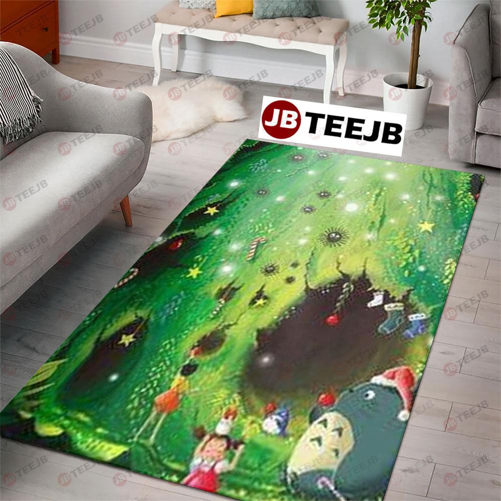 Totoro Ghibli Studio Christmas 14 Rug