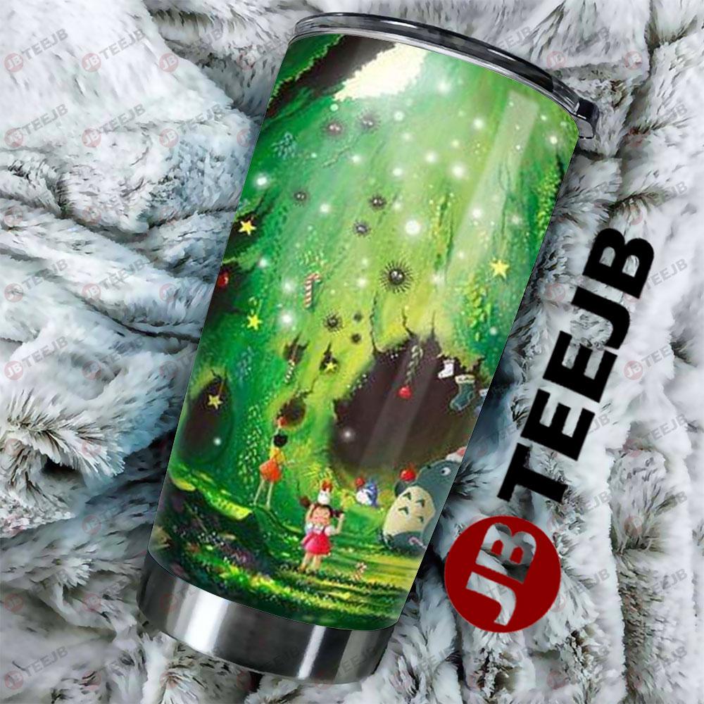 Totoro Ghibli Studio Christmas 14 Tumbler