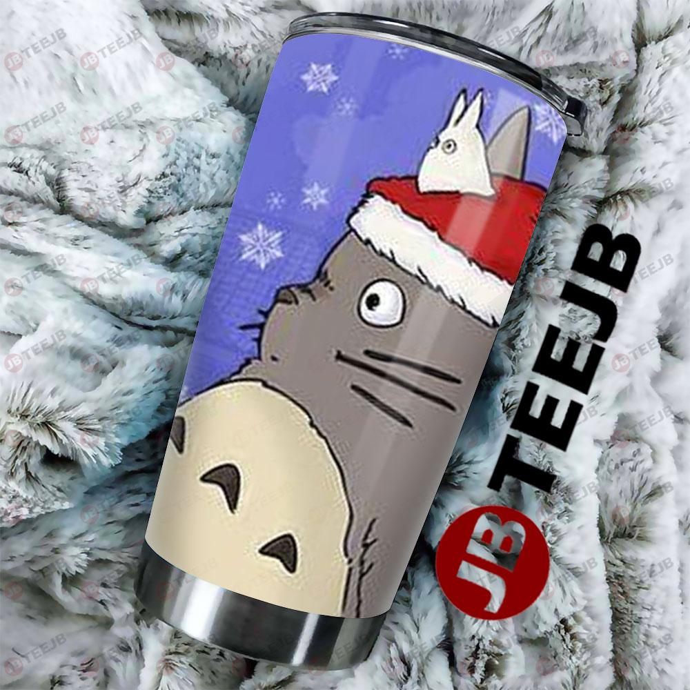 Totoro Ghibli Studio Christmas 18 Tumbler