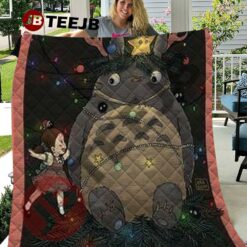 Totoro Ghibli Studio Christmas 20 Quilt