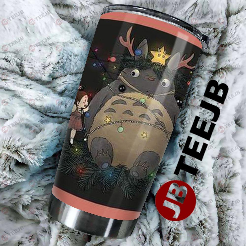 Totoro Ghibli Studio Christmas 20 Tumbler