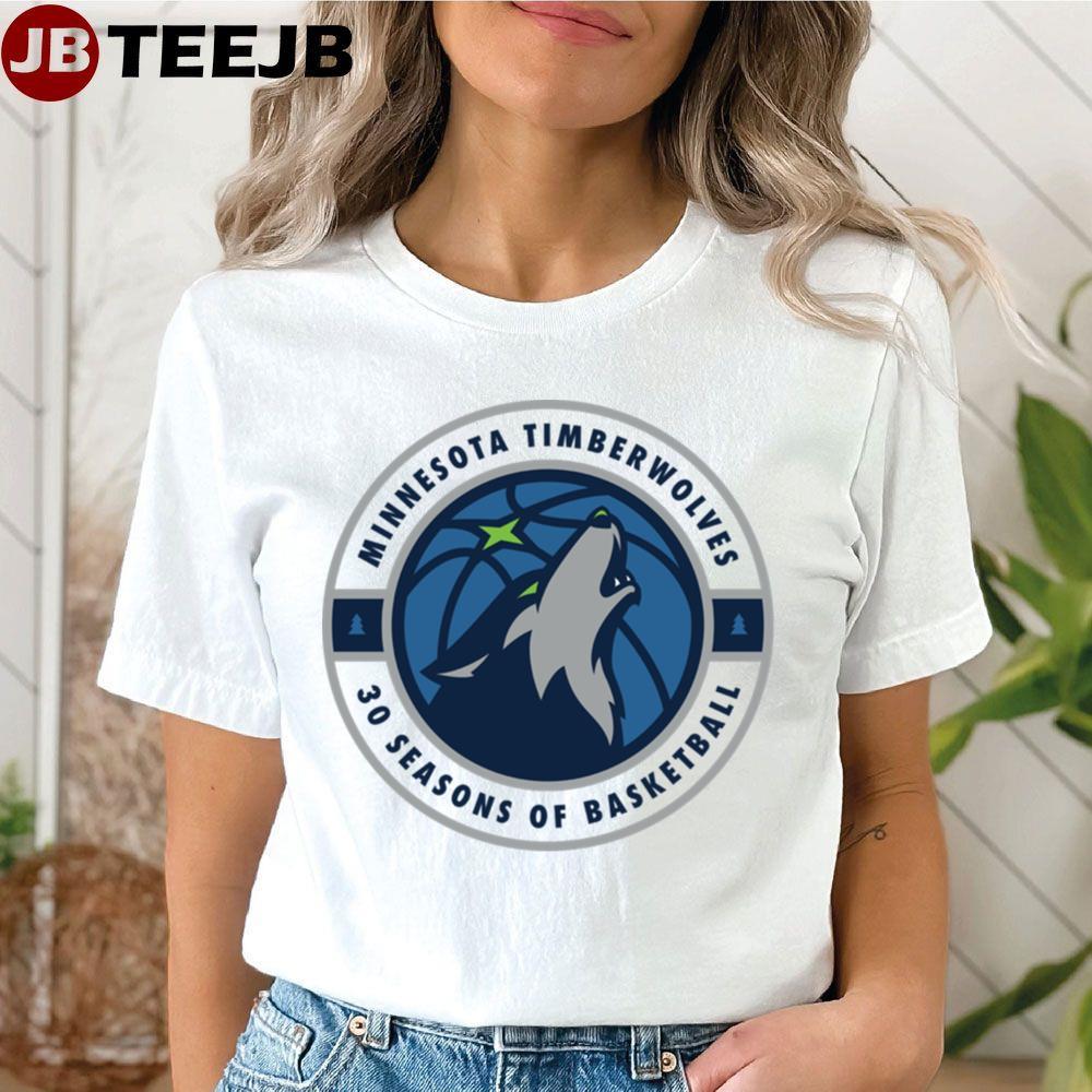 30th Anniversary Of The Legend Minnesota Timberwolves TeeJB Unisex T-Shirt