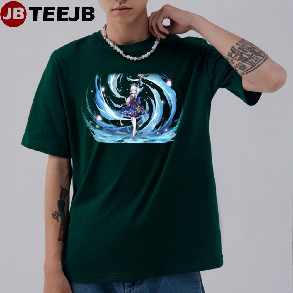 Ayaka Kamisato Genshin Impact Anime Manga TeeJB Unisex T-Shirt