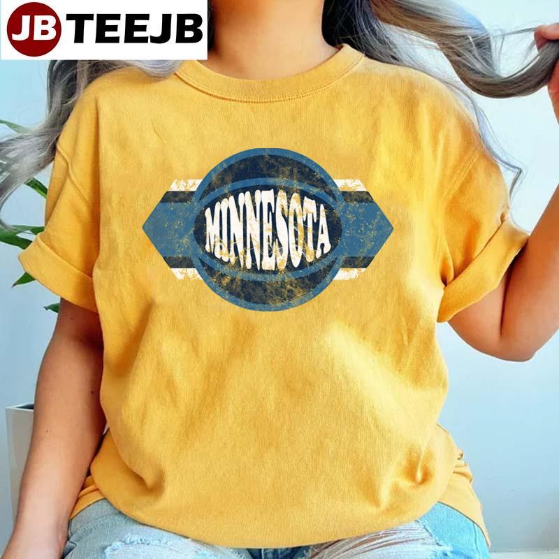 Basketball Retro And Distressed Minnesota Timberwolves TeeJB Unisex T-Shirt