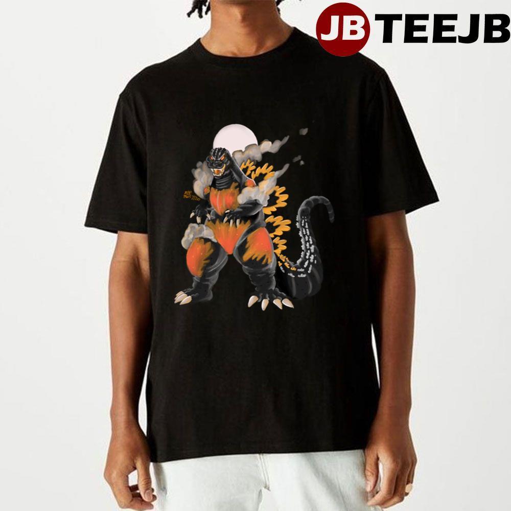 Burning Godzilla 1995 Kaiju Anime Manga TeeJB Unisex T-Shirt