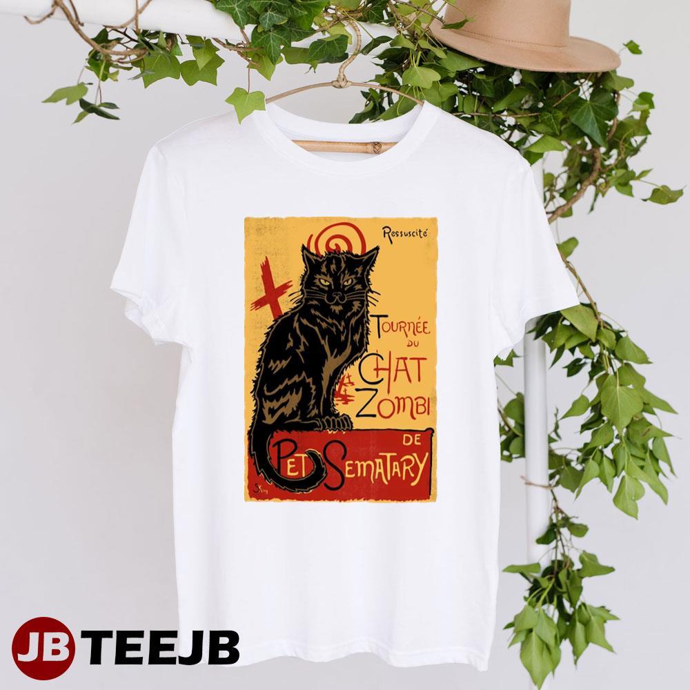 Chat Zombi (Collab W Demonigote) Halloween TeeJB Unisex T-Shirt