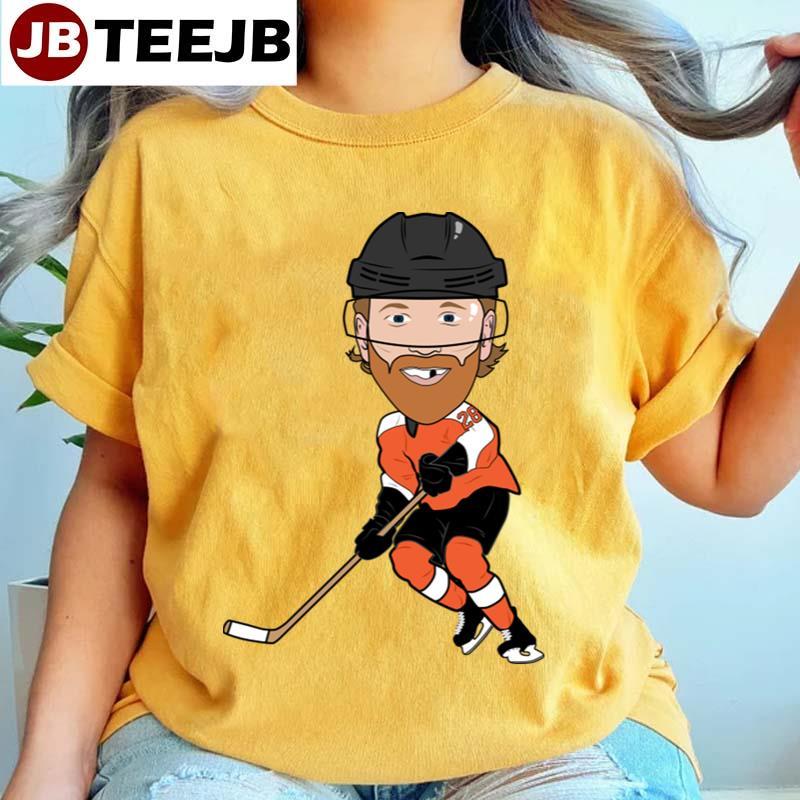 Claude Giroux Caricature Philadelphia Flyers Hockey TeeJB Unisex T-Shirt