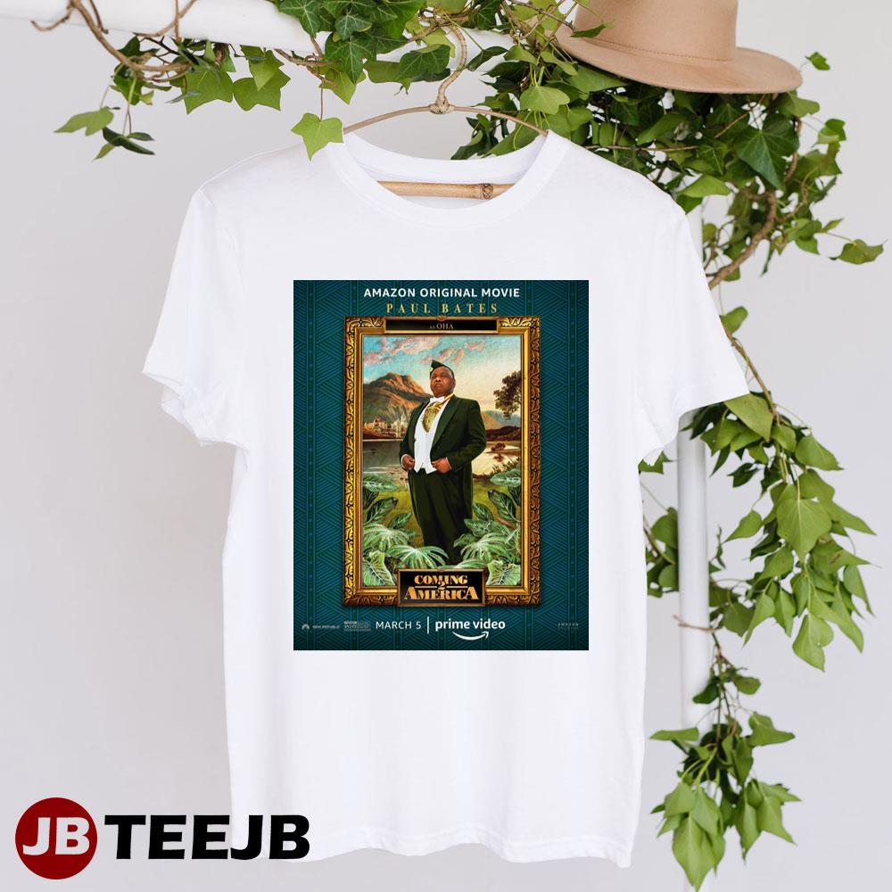 Coming 2 America Eddie Murphy Paul Bates Movie TeeJB Unisex T-Shirt