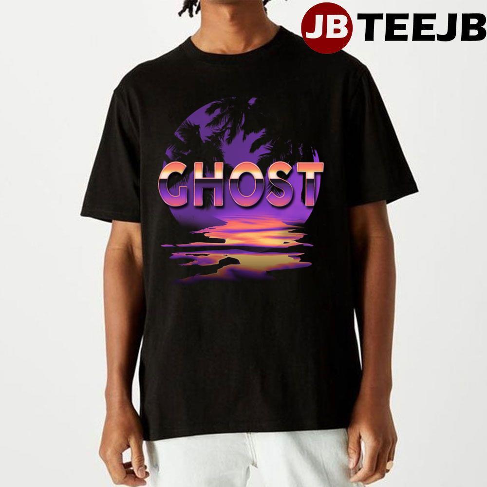 Graphic Purple Rainbow Ghost TeeJB Unisex T-Shirt