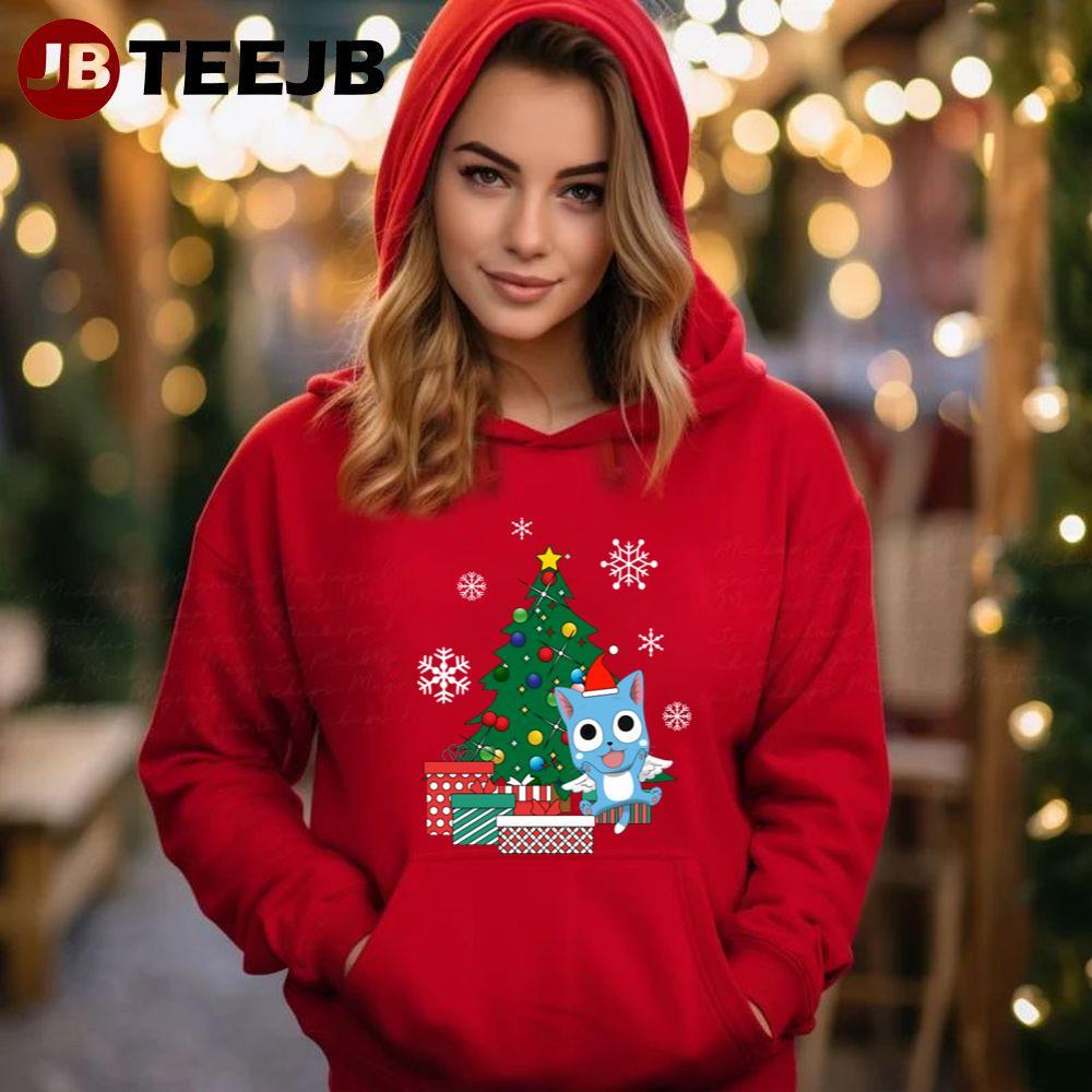 Happy Fairy Tail Around The Christmas Tree TeeJB Unisex Hoodie