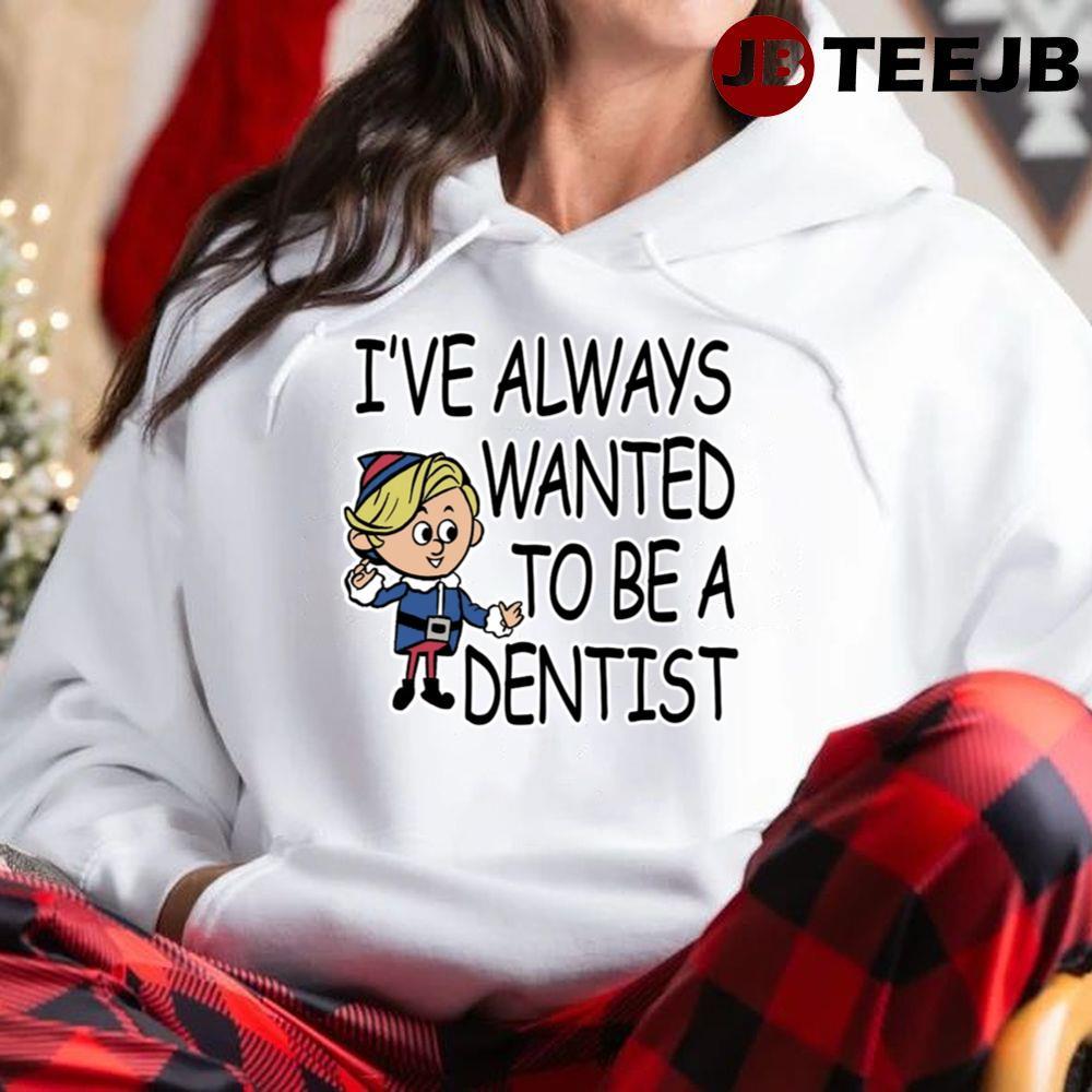 Hermey The Dentist Rudolph The Red Nosed Reindeer Christmas TeeJB Unisex Hoodie