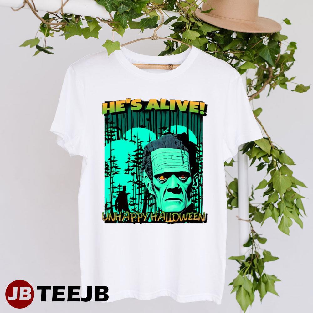 He’s Alive Frankenstein Halloween TeeJB Unisex T-Shirt