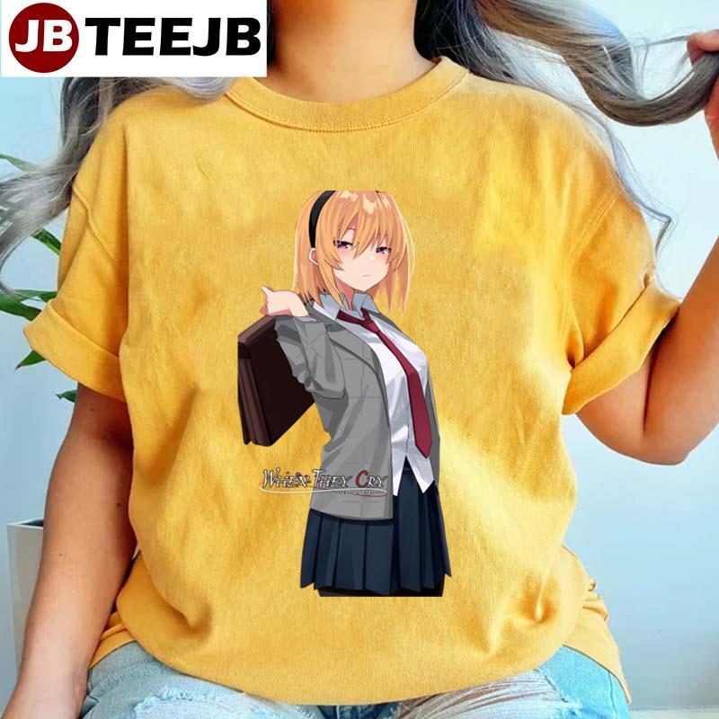 Higurashi Higurashi No Naku Koro Ni Anime Manga TeeJB Unisex T-Shirt