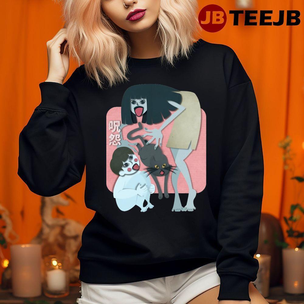 Juon The Grudge Angela Baker Halloween TeeJB Unisex Sweatshirt