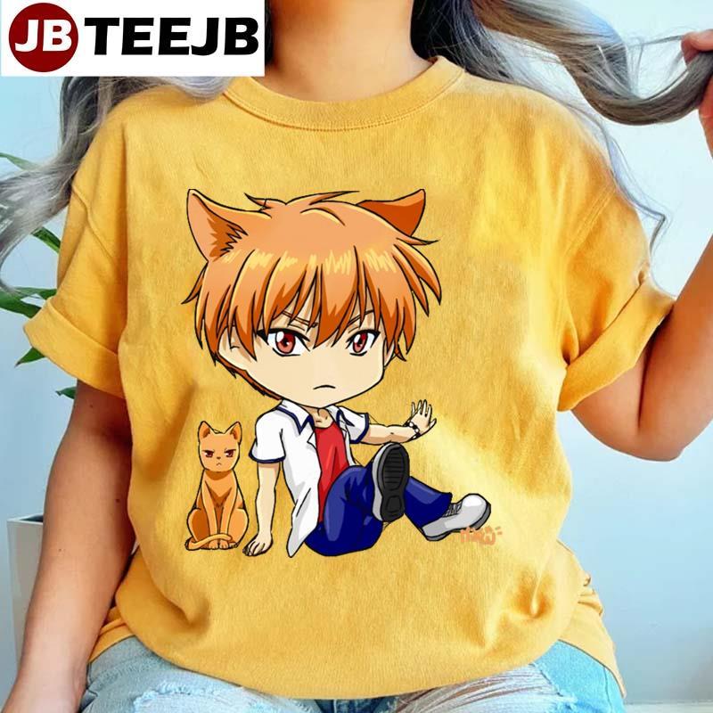 Kyo With Pet Fruits Basket Anime Manga TeeJB Unisex T-Shirt