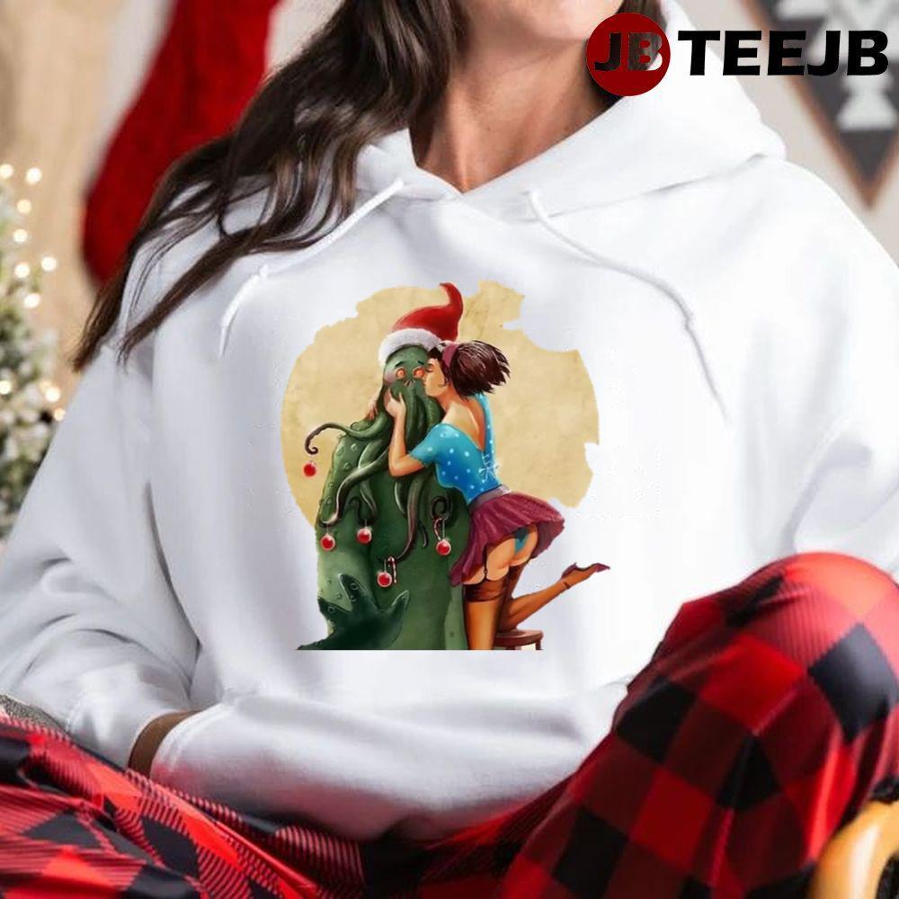 Merry Christmas Cthulhu TeeJB Unisex Hoodie