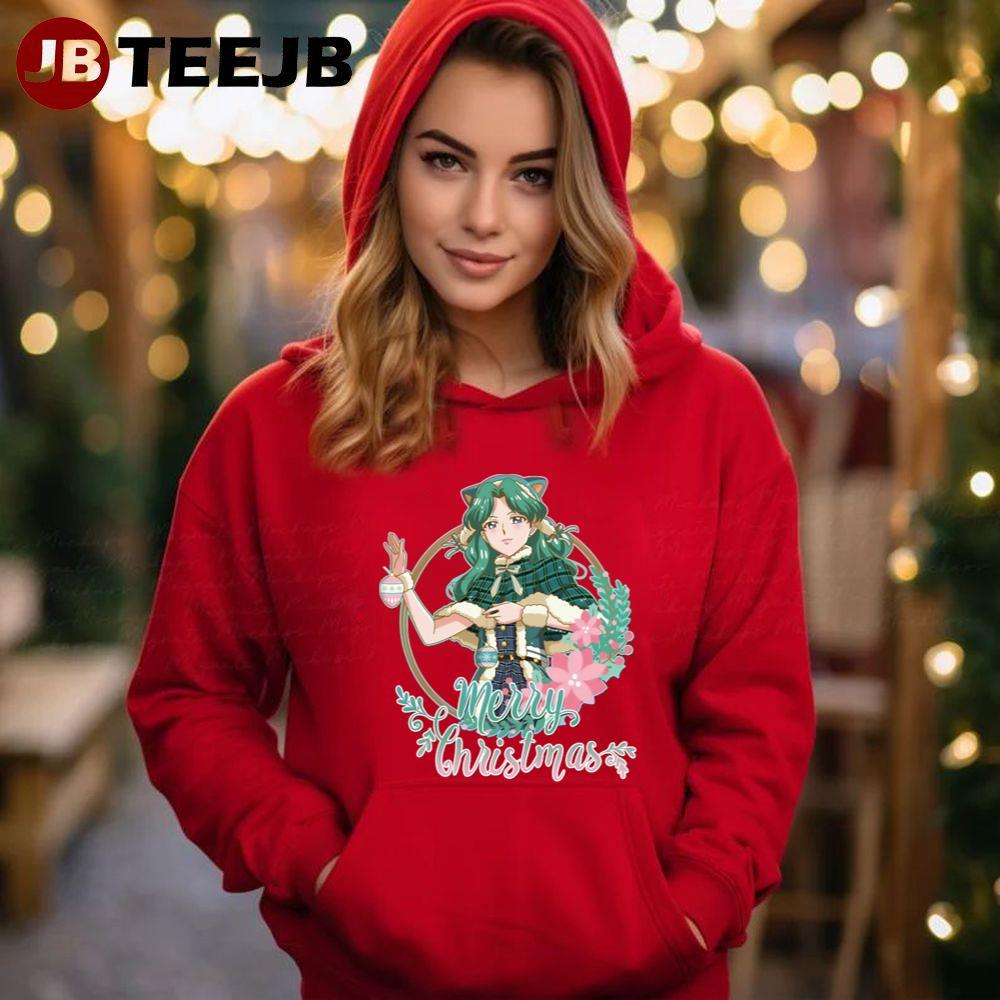 Merry Xmas Michiru Sailor Moon Christmas TeeJB Unisex Hoodie