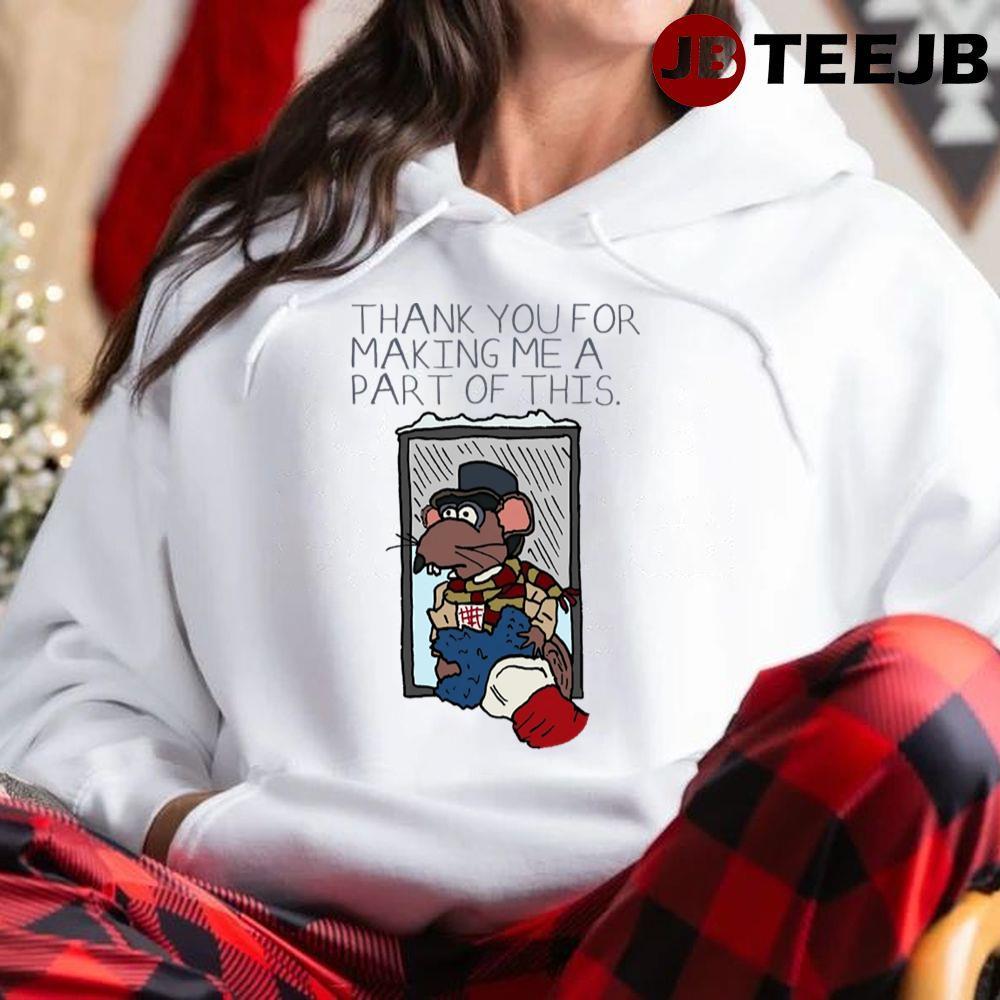 Muppet Christmas Carol Rizzo TeeJB Unisex Hoodie