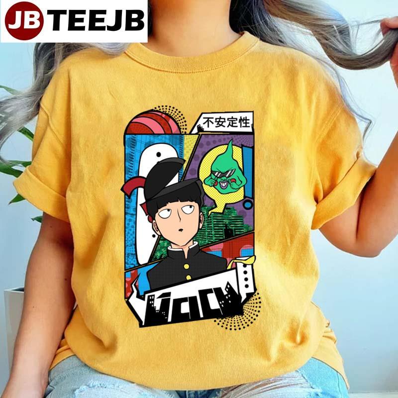 Pop Mob Psycho 100 Manga TeeJB Unisex T-Shirt