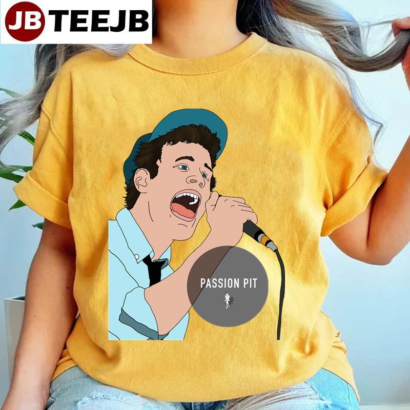 Retro Art Sing Passion Pit TeeJB Unisex T-Shirt