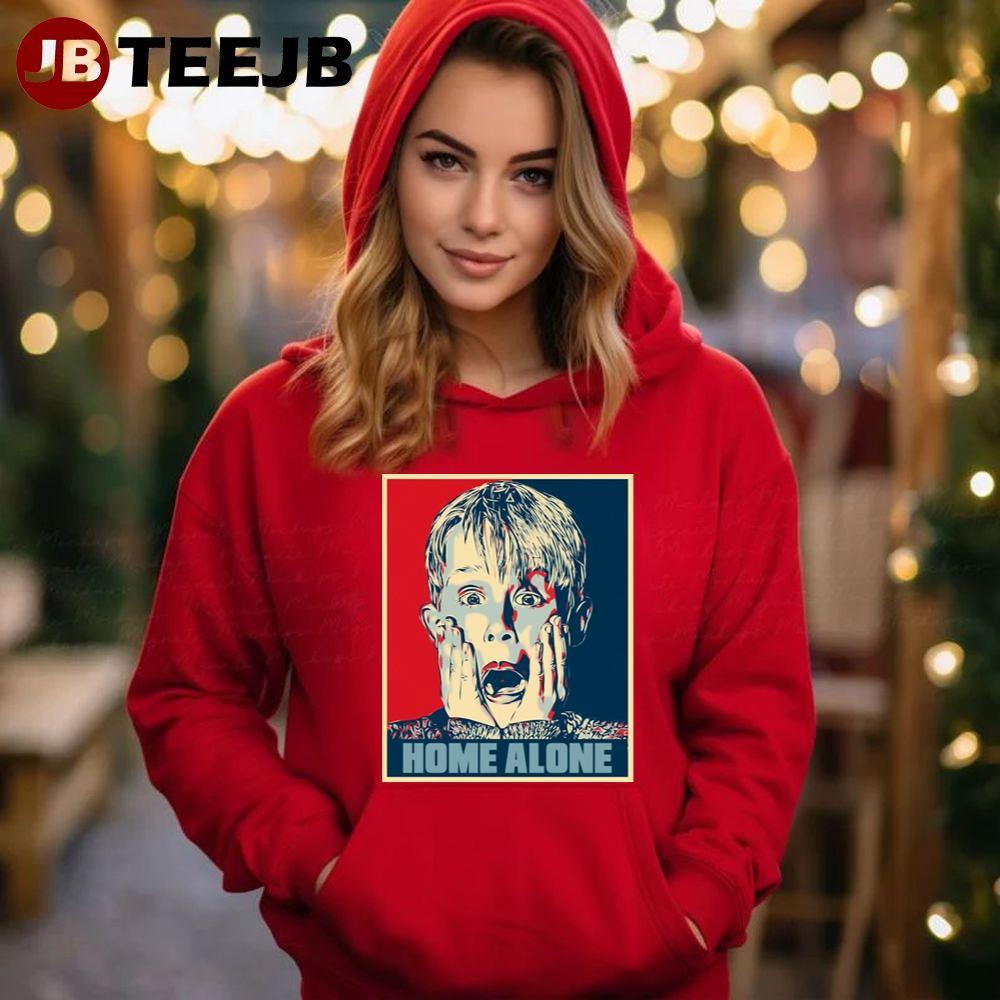 Retro Color Kevin Home Alone Hope Christmas TeeJB Unisex Hoodie