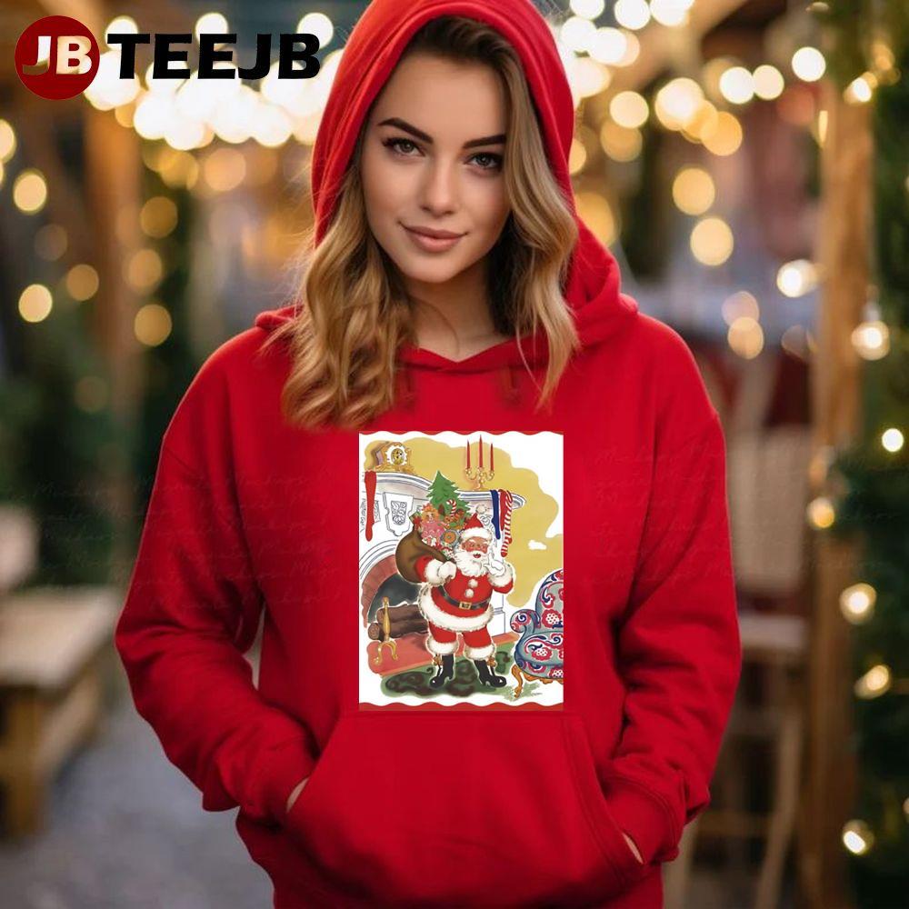 Retro Movie Twas The Night Before Christmas TeeJB Unisex Hoodie