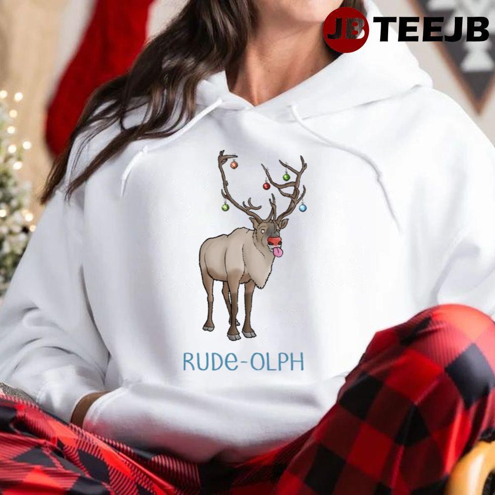 Rudeolph Christmas TeeJB Unisex Hoodie