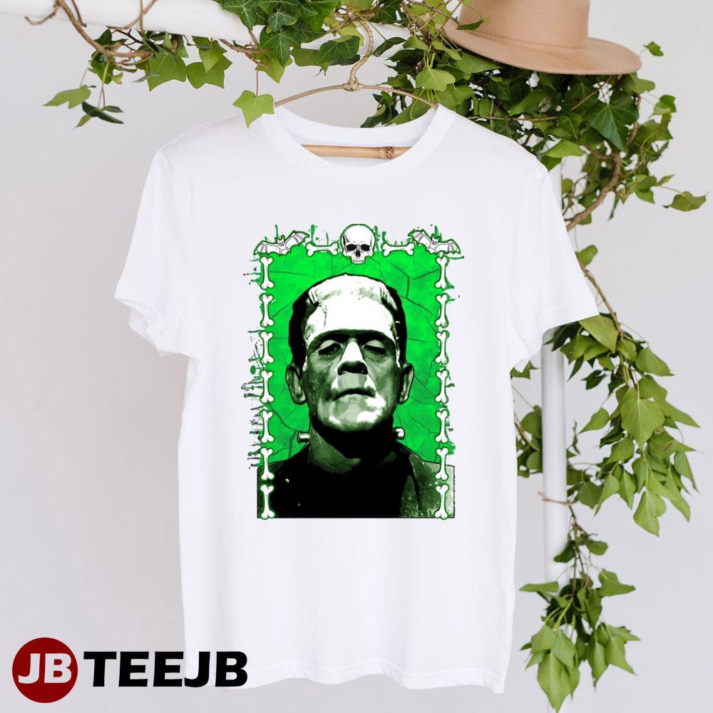 Skull Frankenstein Halloween TeeJB Unisex T-Shirt