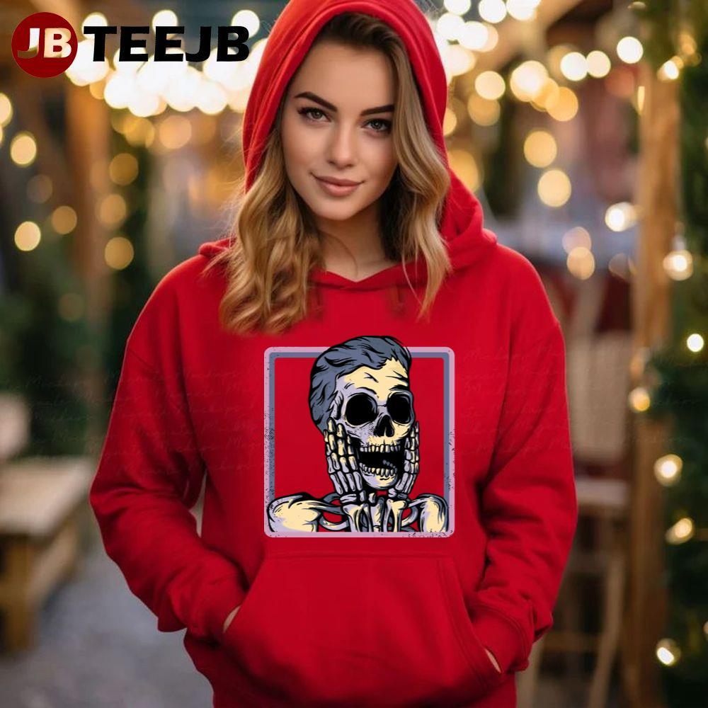 Skull Home Alone Christmas TeeJB Unisex Hoodie