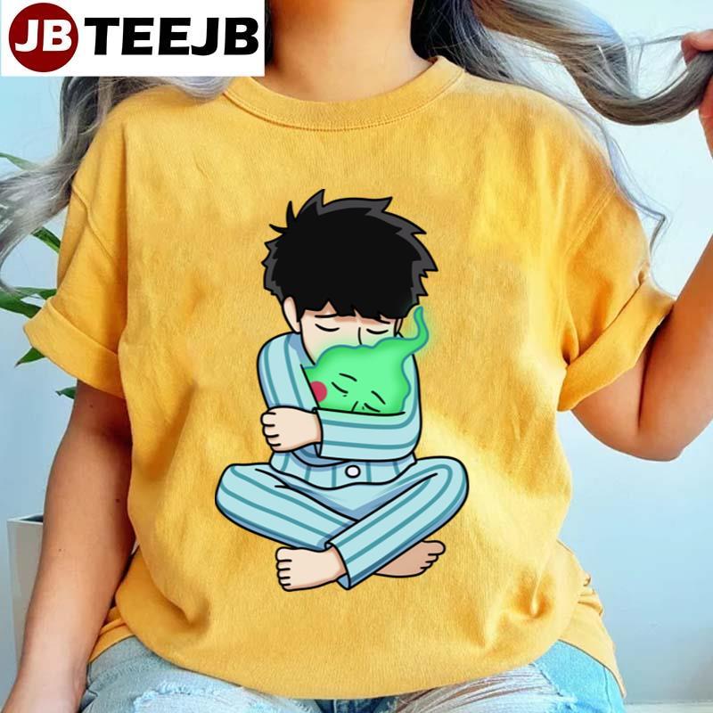 Sleepy Hug 2 Ekubo And Shigeo From Mob Psycho 100 Manga TeeJB Unisex T-Shirt