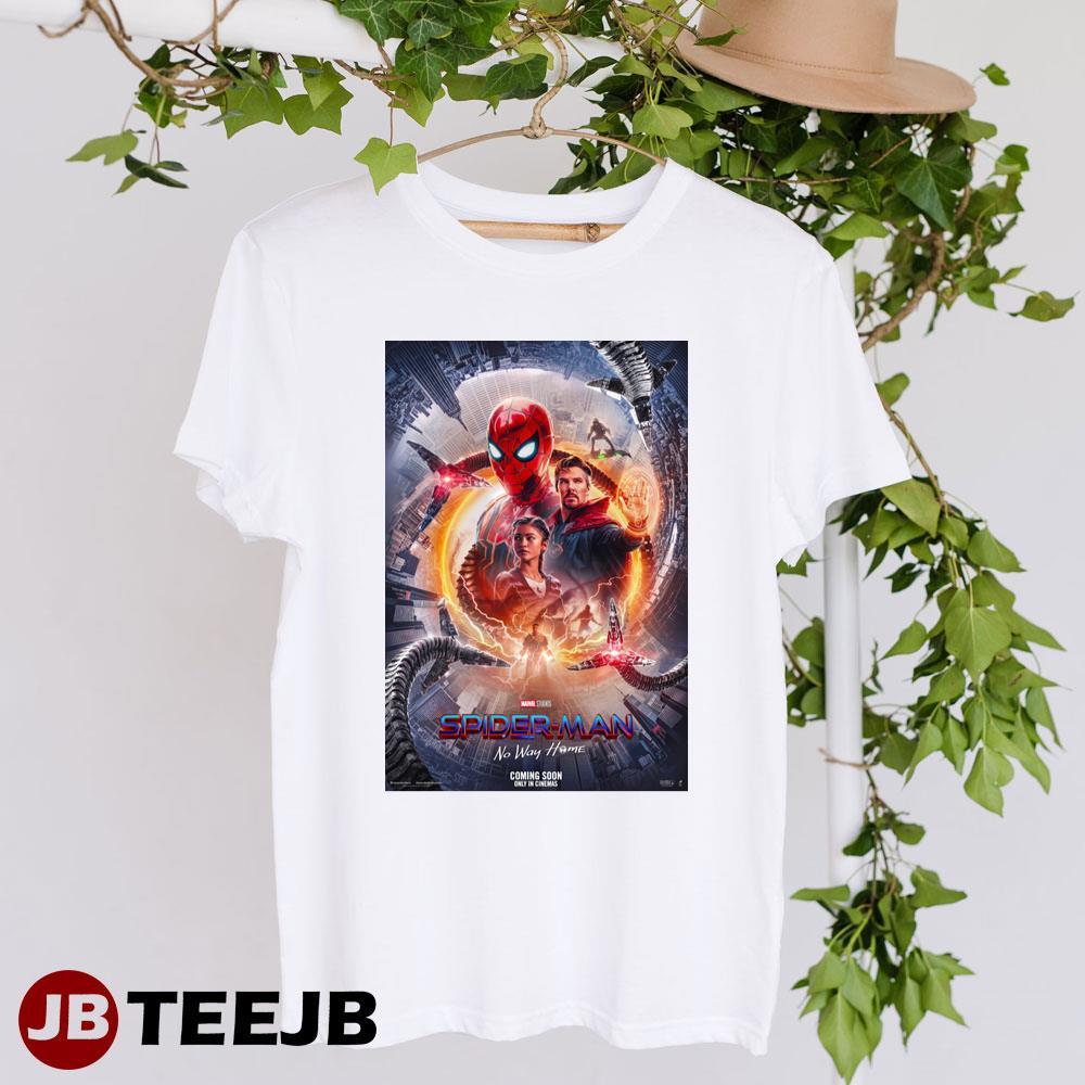 Spider-man No Way Home Tom Holland Benedict Cumberbatch MovieArt TeeJB Unisex T-Shirt