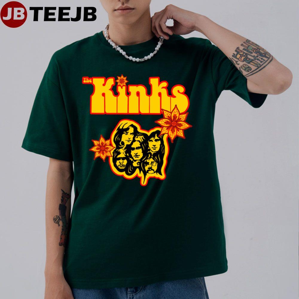 The Kinks Band Kink Flowers TeeJB Unisex T-Shirt