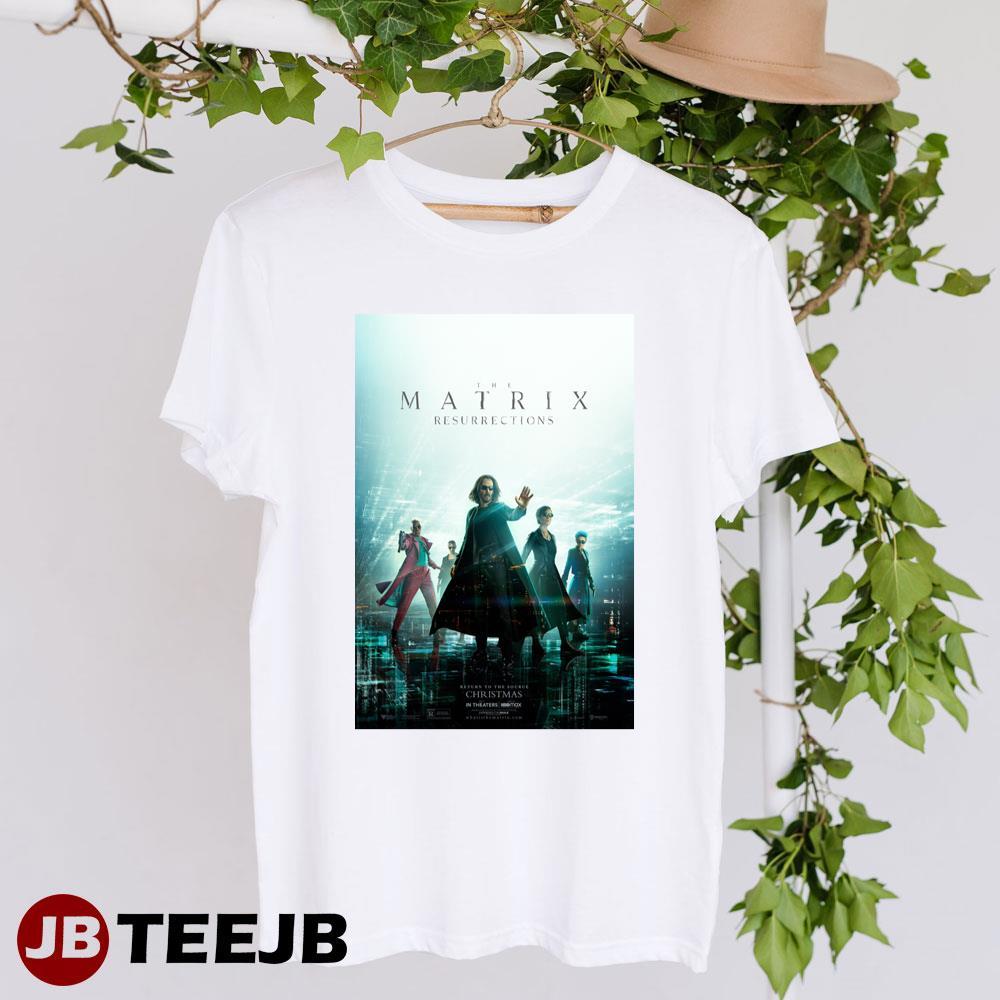 The Matrix Resurrections Keanu Reeves Carrie Anne Moss Film TeeJB Unisex T-Shirt