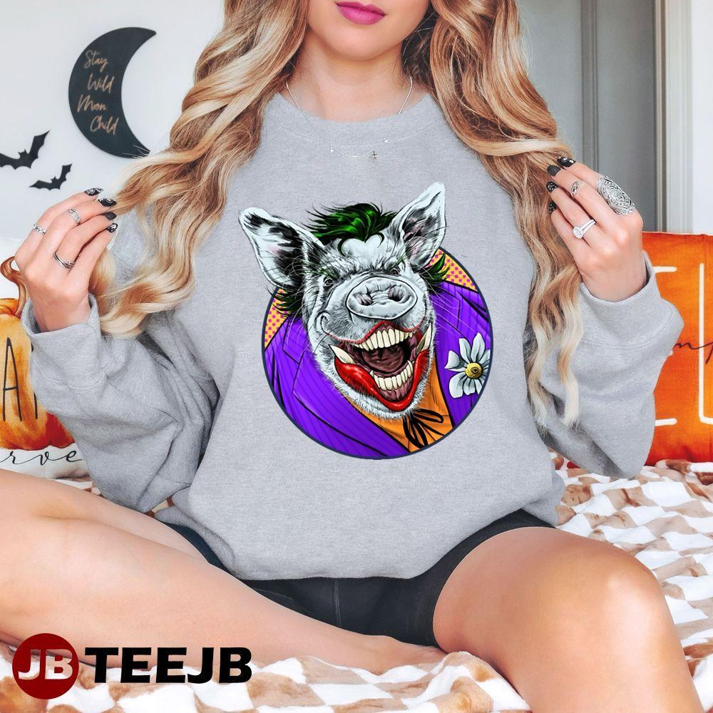 The Porker Joker Halloween TeeJB Unisex Sweatshirt