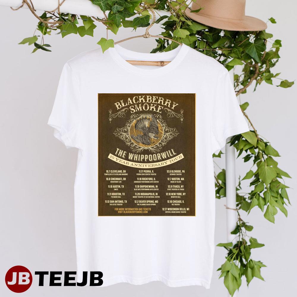 The Whippoorwill 10 Years Anniversary Tour Dates TeeJB Unisex T-Shirt