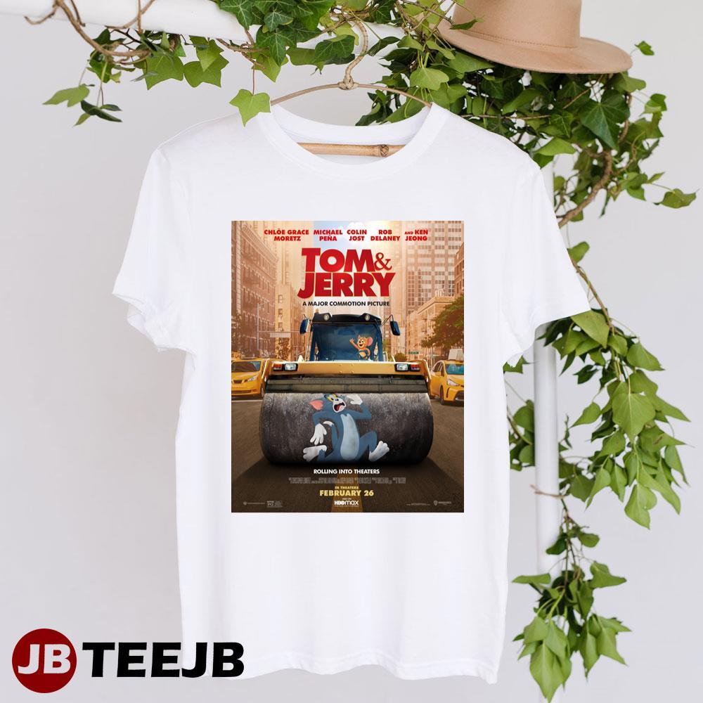 Tom And Jerry Chloe Grace Moretz Michael Pena MovieArt TeeJB Unisex T-Shirt