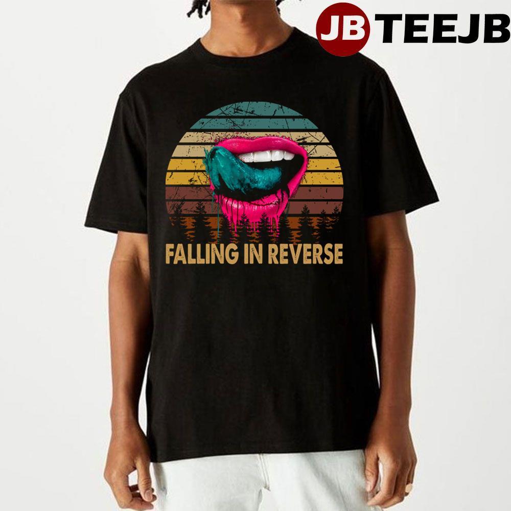 Vintage Lipstick And Lovers Falling In Reverse TeeJB Unisex T-Shirt