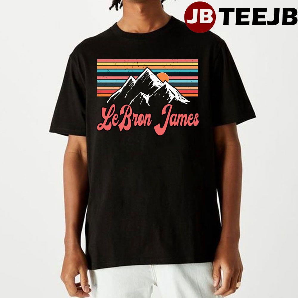 Vintage Mountain James Proud Name Retro Styles Basketball TeeJB Unisex T-Shirt