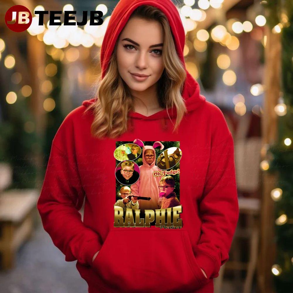 Vintage Ralphie Parker A Christmas Story TeeJB Unisex Hoodie