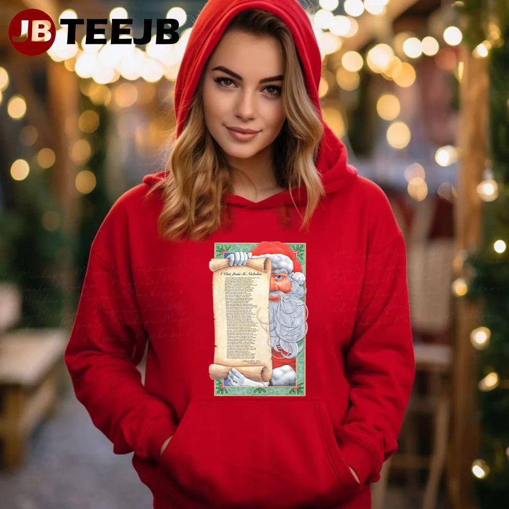 Vintage Twas The Night Before Christmas TeeJB Unisex Hoodie