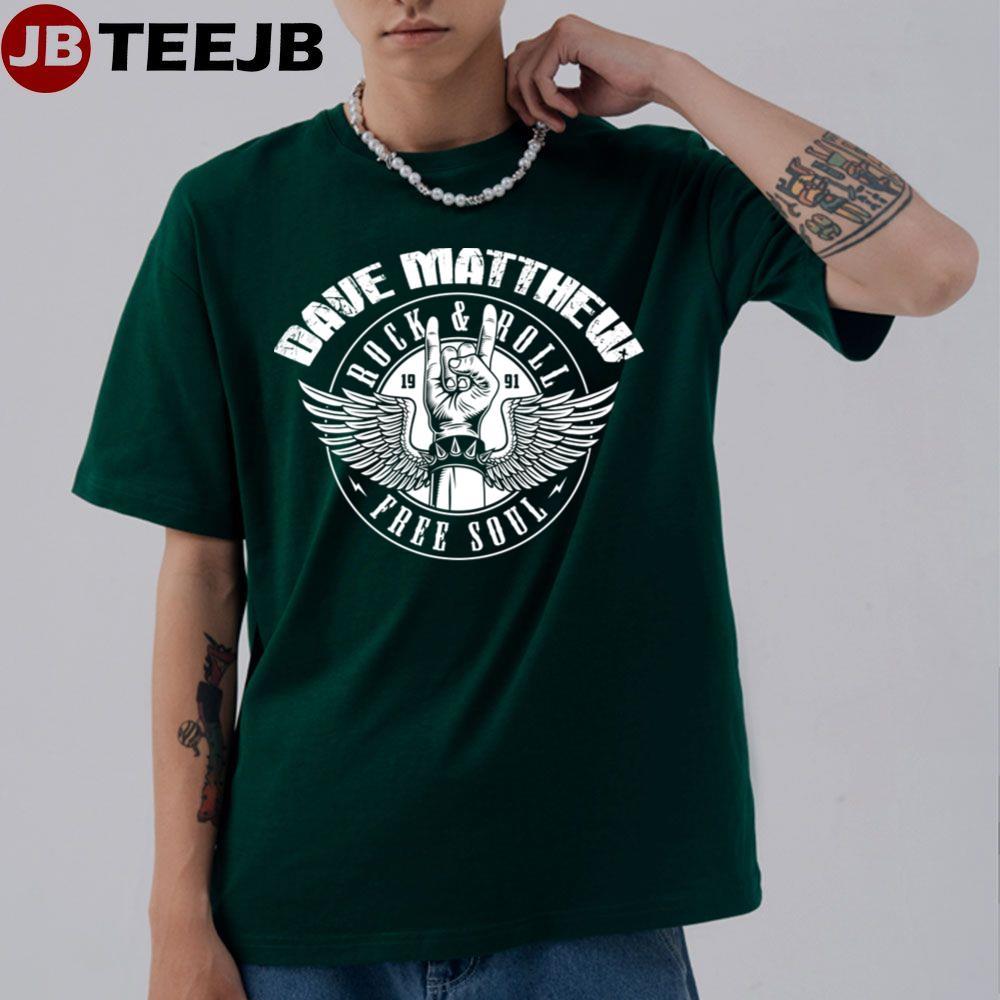 White Art Rock And Roll Dave Matthews TeeJB Unisex T-Shirt